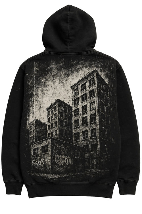 Detonova Hoodie – Futuristic Techwear Oversized Hoodie