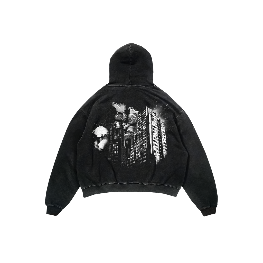 Xplosion Hoodie – Oversized Cyberpunk Techwear Hoodie