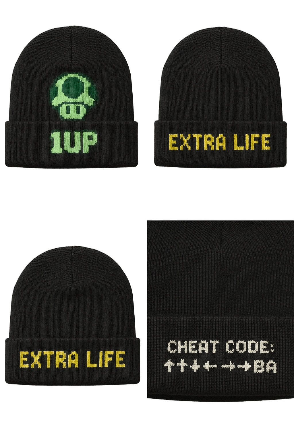 Pixel Raiders Beanie – Streetwear Gaming
