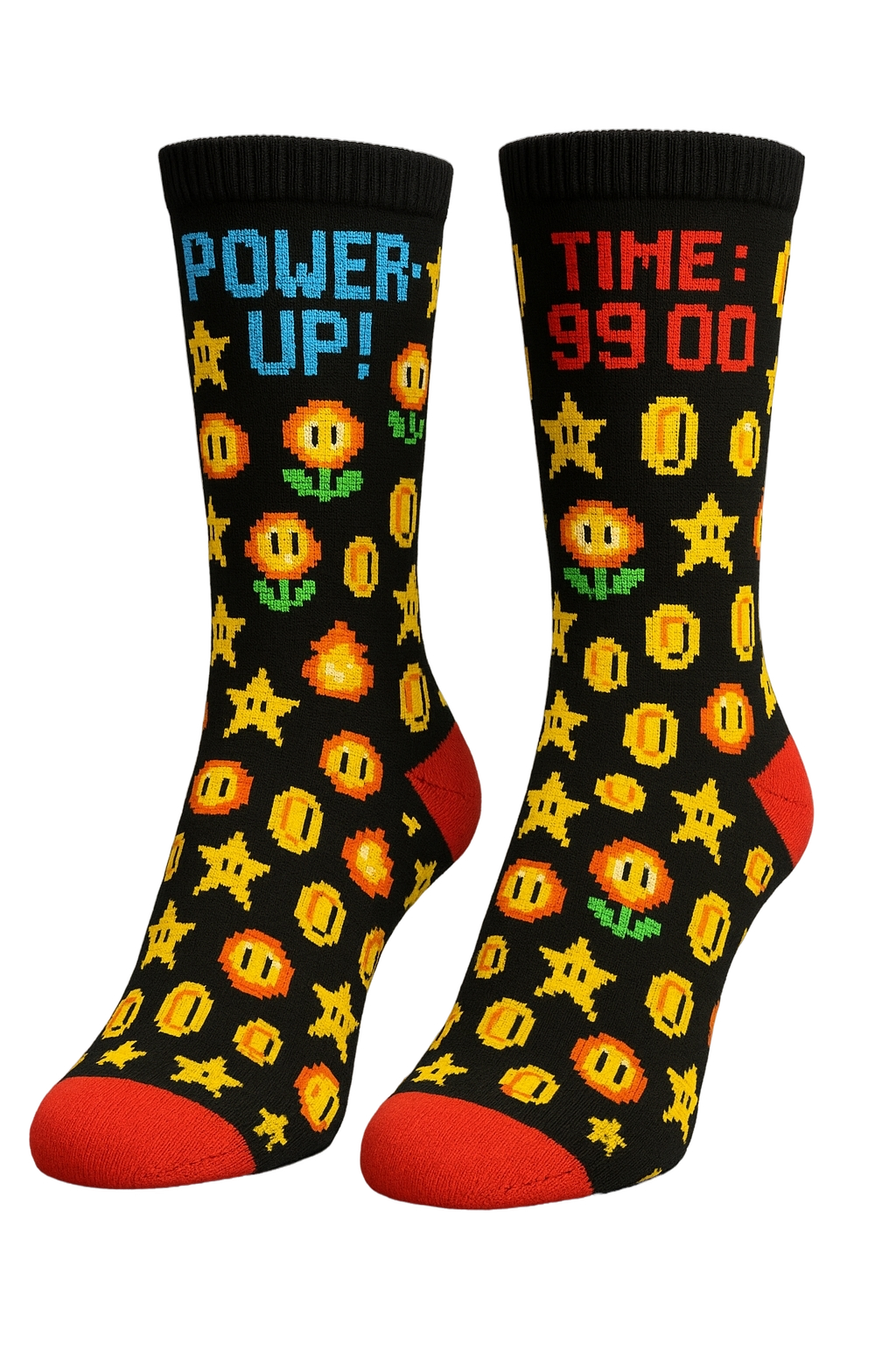 Pixel Raiders Crew Socks – Streetwear Gaming