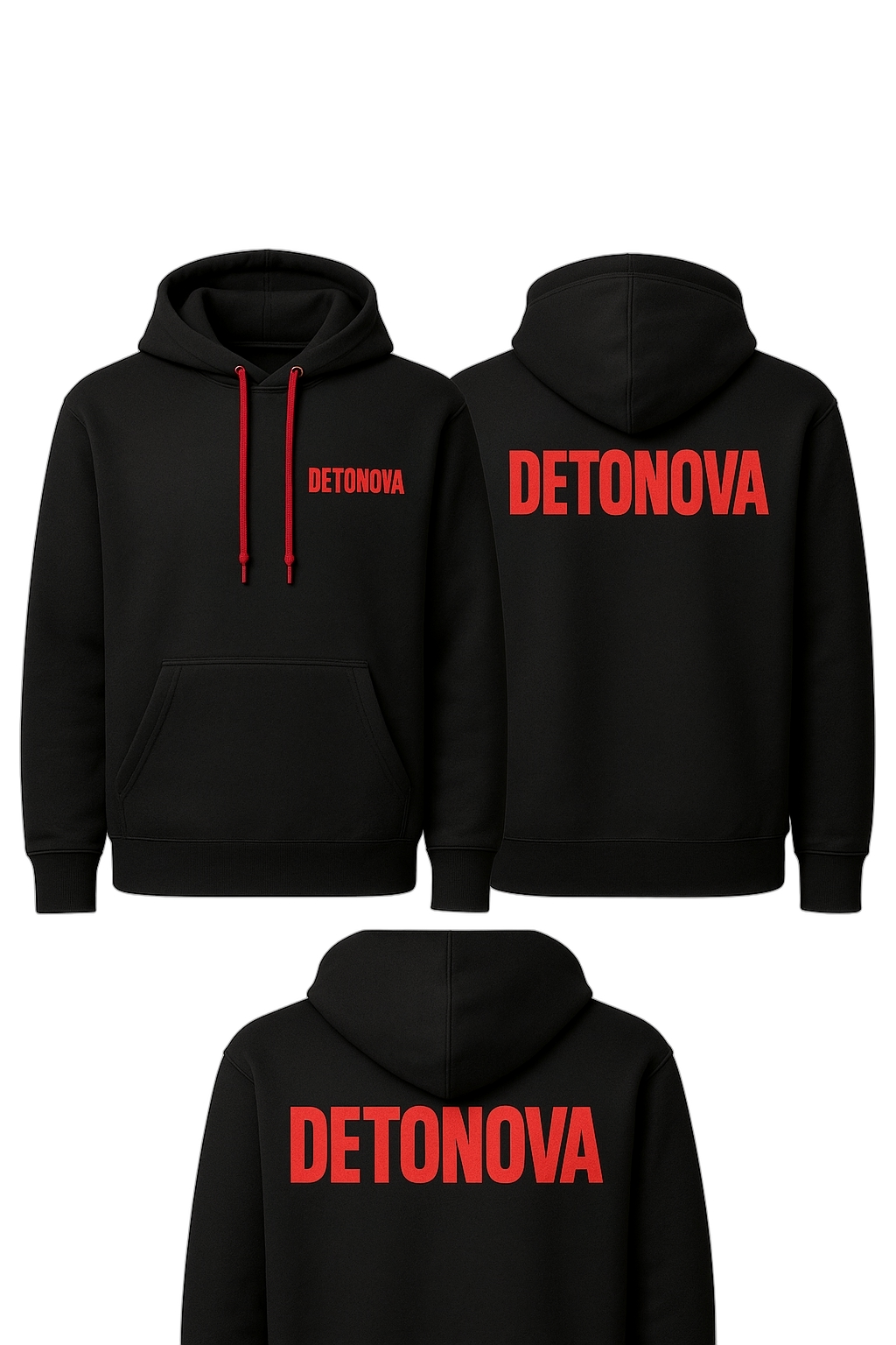 Detonova Hoodie – Cyberpunk Streetwear Pullover
