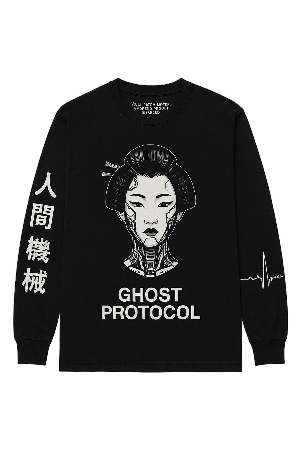 Neo-Tokyo Glitch Sweatshirt – Cyberpunk